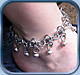 Crystalweave Faerie anklet shown w/little bells