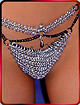 Raven chain mail g-string close-up